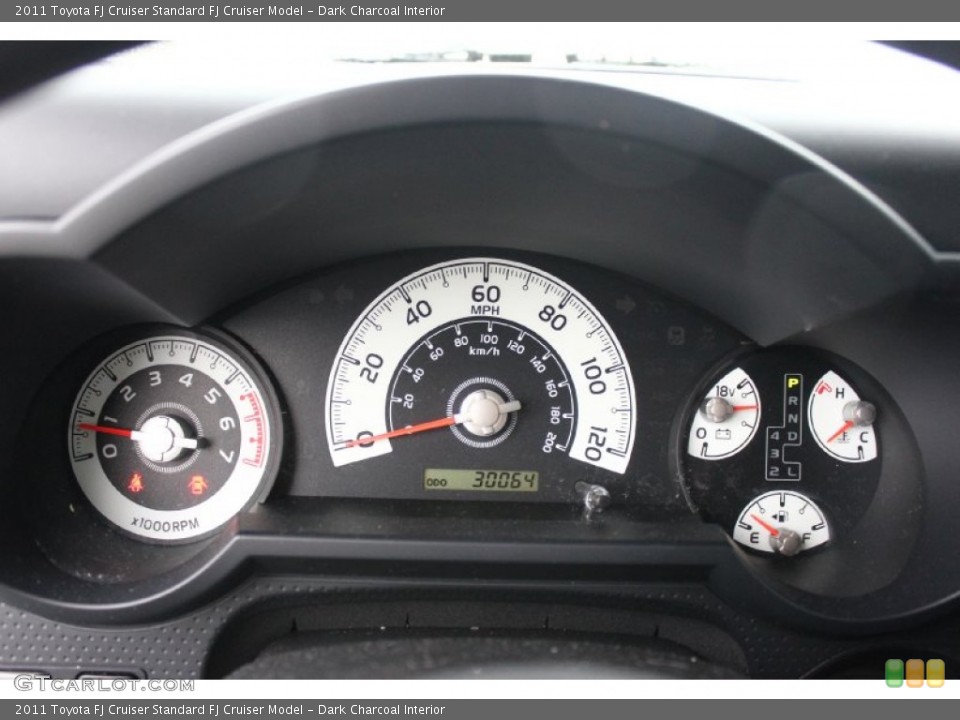 Dark Charcoal Interior Gauges for the 2011 Toyota FJ Cruiser  #91895666