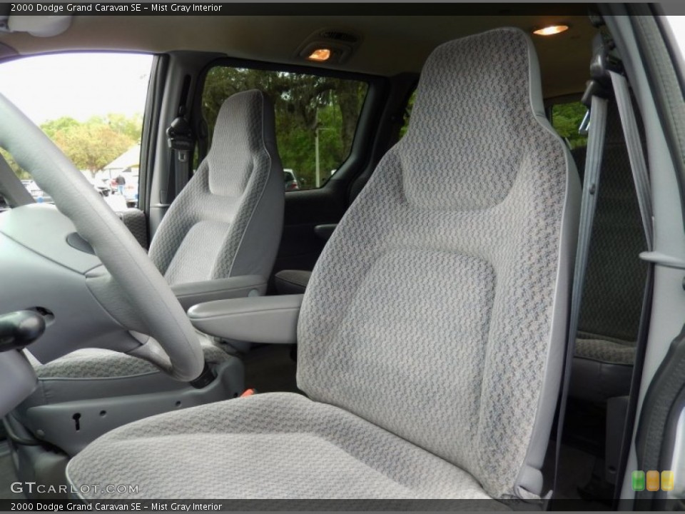 Mist Gray Interior Front Seat for the 2000 Dodge Grand Caravan SE #91896184