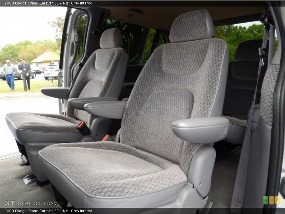 Mist Gray Interior Rear Seat for the 2000 Dodge Grand Caravan SE #91896250