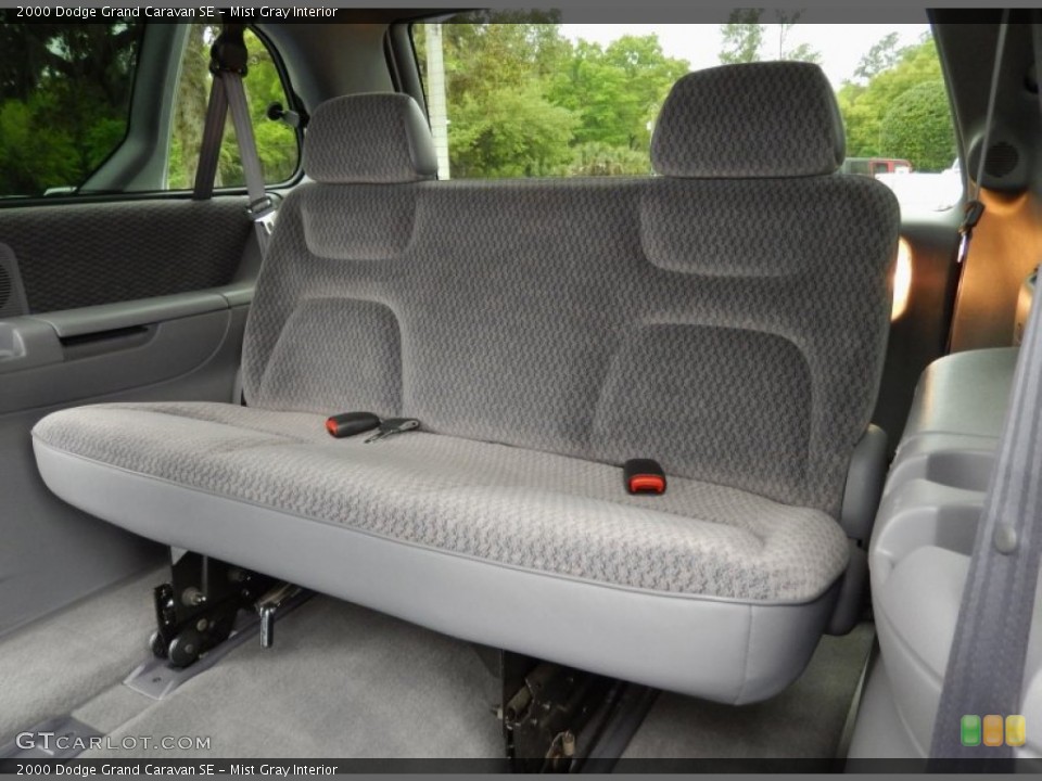 Mist Gray Interior Rear Seat for the 2000 Dodge Grand Caravan SE #91896271