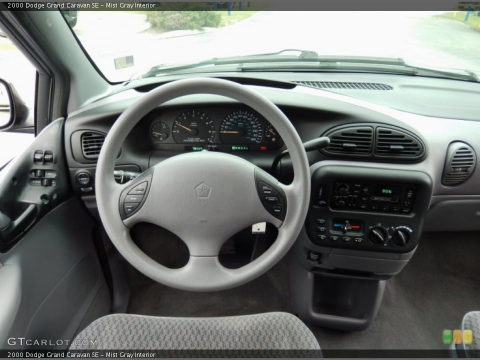 Mist Gray Interior Dashboard for the 2000 Dodge Grand Caravan SE #91896364