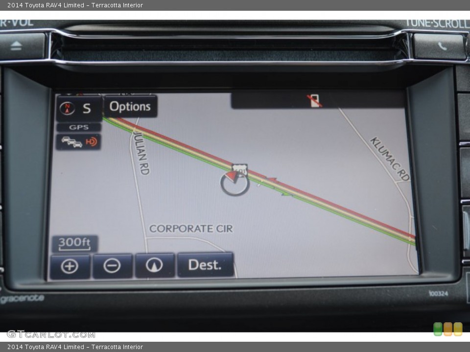 Terracotta Interior Navigation for the 2014 Toyota RAV4 Limited #91899574