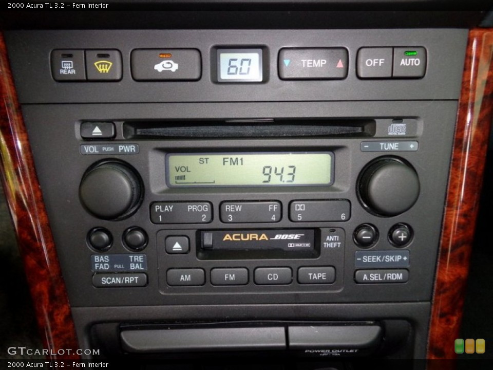 Fern Interior Controls for the 2000 Acura TL 3.2 #91901017
