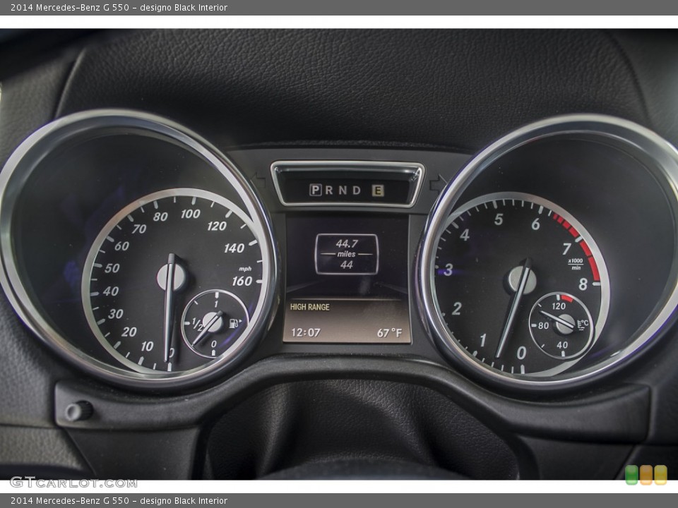 designo Black Interior Gauges for the 2014 Mercedes-Benz G 550 #91902205