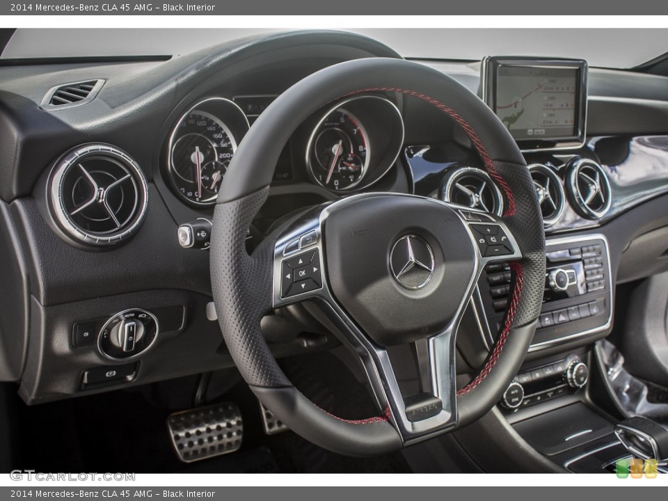 Black Interior Steering Wheel for the 2014 Mercedes-Benz CLA 45 AMG #91902520