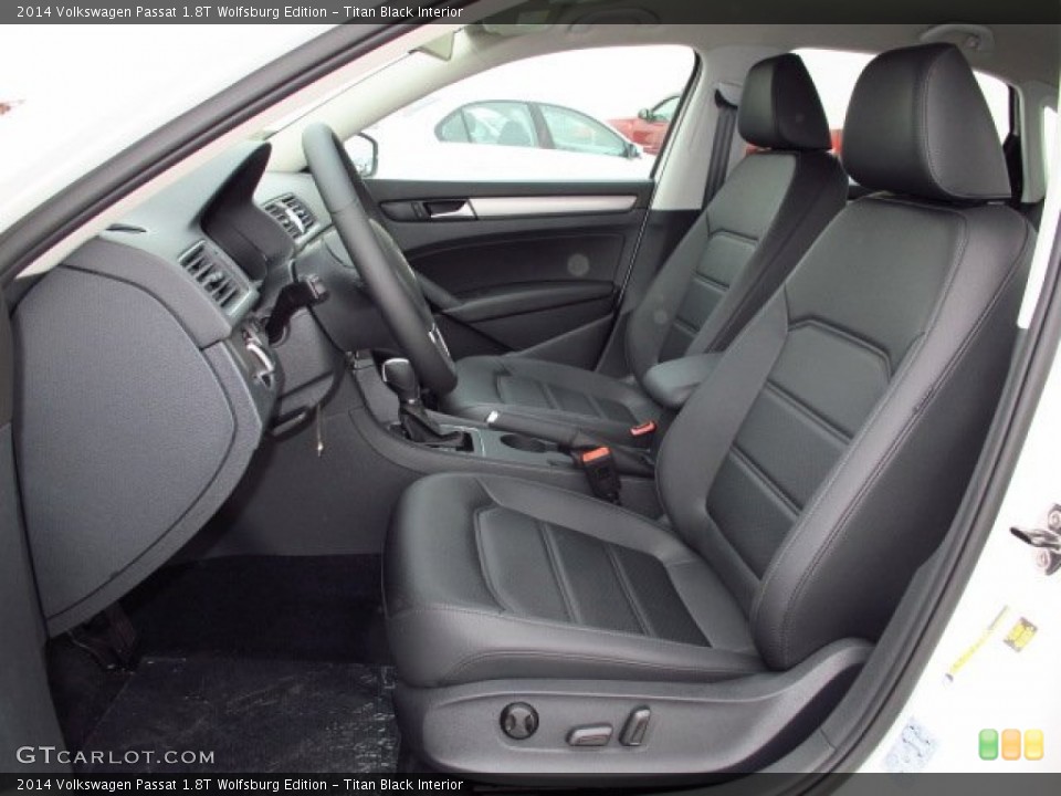 Titan Black Interior Photo for the 2014 Volkswagen Passat 1.8T Wolfsburg Edition #91907239