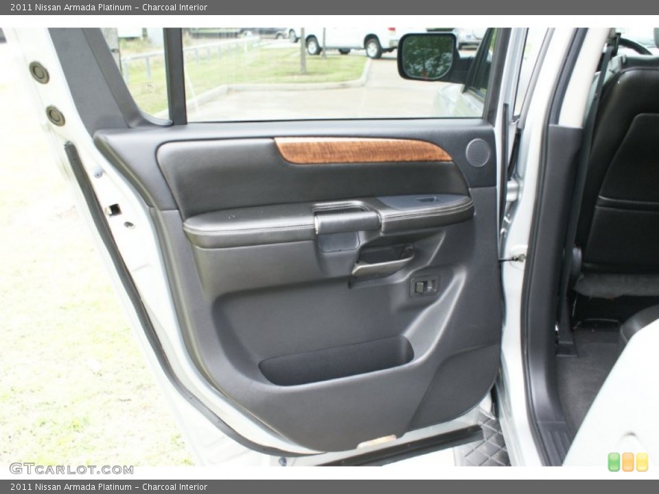 Charcoal Interior Door Panel for the 2011 Nissan Armada Platinum #91909426