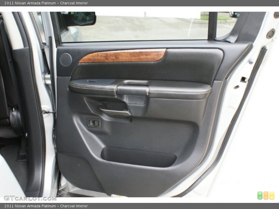 Charcoal Interior Door Panel for the 2011 Nissan Armada Platinum #91909492
