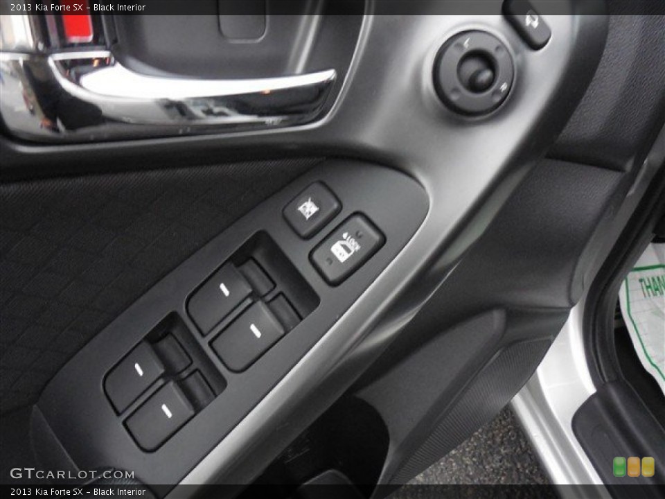 Black Interior Controls for the 2013 Kia Forte SX #91909543