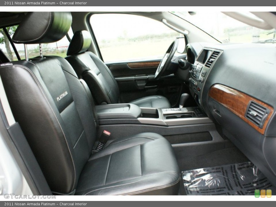 Charcoal Interior Front Seat for the 2011 Nissan Armada Platinum #91909558