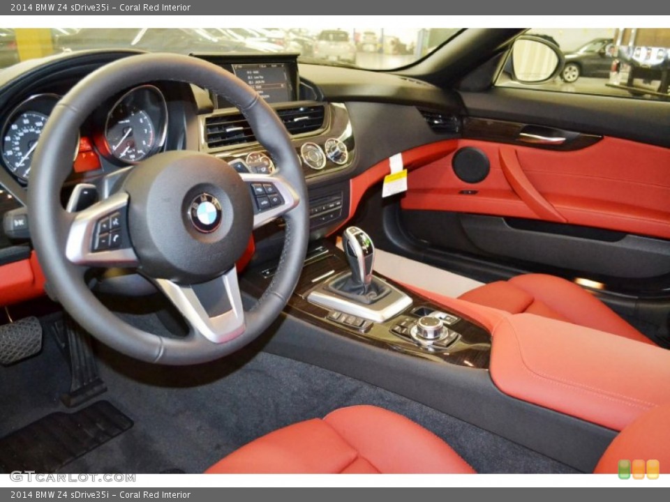 Coral Red Interior Photo for the 2014 BMW Z4 sDrive35i #91915198