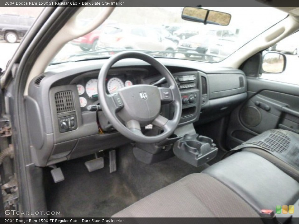 Dark Slate Gray Interior Prime Interior for the 2004 Dodge Ram 1500 ST Regular Cab #91918165