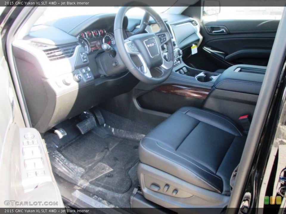 Jet Black Interior Photo for the 2015 GMC Yukon XL SLT 4WD #91920712