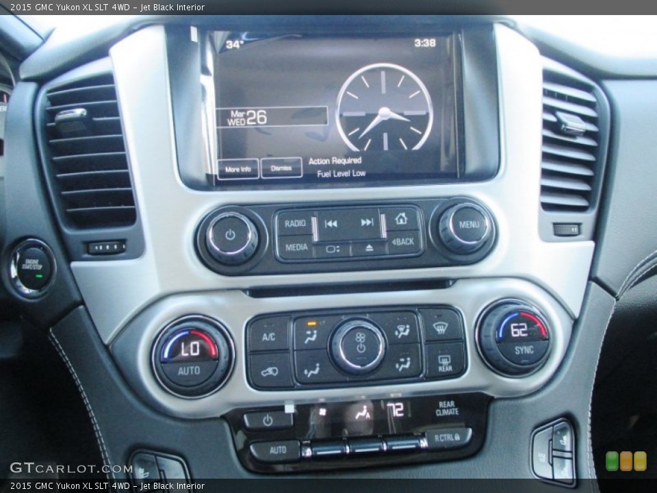 Jet Black Interior Controls for the 2015 GMC Yukon XL SLT 4WD #91920736
