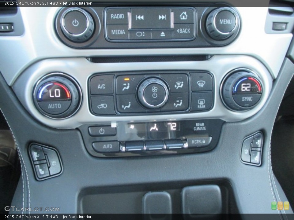 Jet Black Interior Controls for the 2015 GMC Yukon XL SLT 4WD #91920852