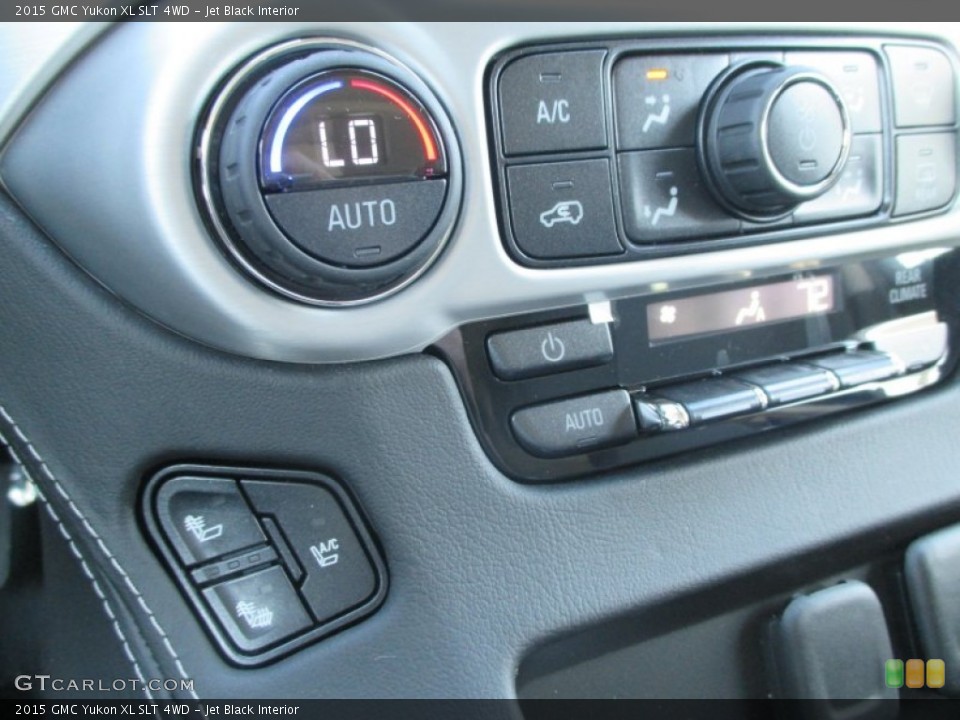 Jet Black Interior Controls for the 2015 GMC Yukon XL SLT 4WD #91920883