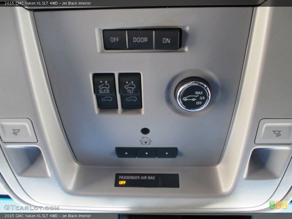 Jet Black Interior Controls for the 2015 GMC Yukon XL SLT 4WD #91921156