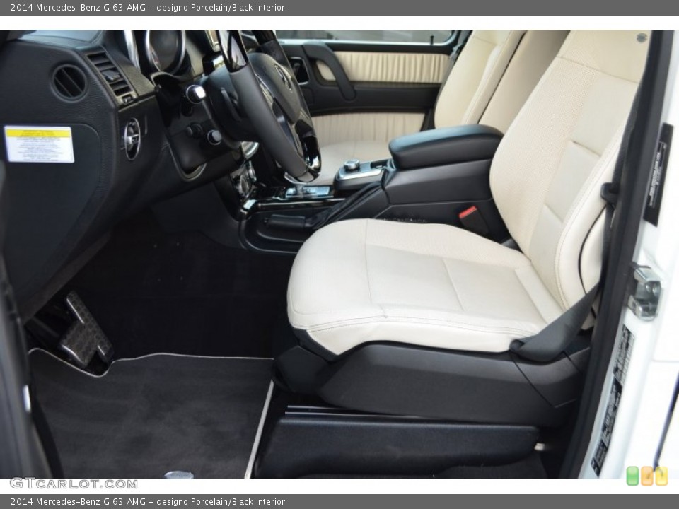 designo Porcelain/Black Interior Front Seat for the 2014 Mercedes-Benz G 63 AMG #91923247