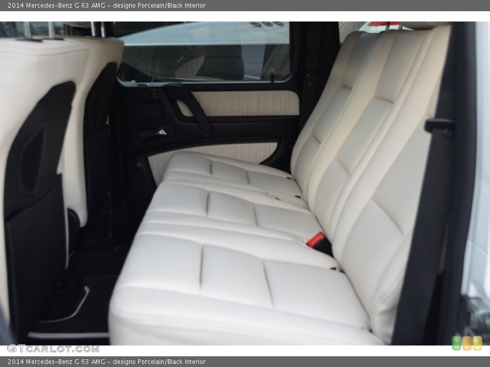 designo Porcelain/Black Interior Rear Seat for the 2014 Mercedes-Benz G 63 AMG #91923289