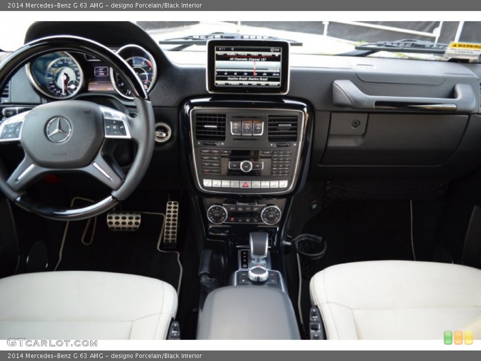 designo Porcelain/Black Interior Dashboard for the 2014 Mercedes-Benz G 63 AMG #91923313