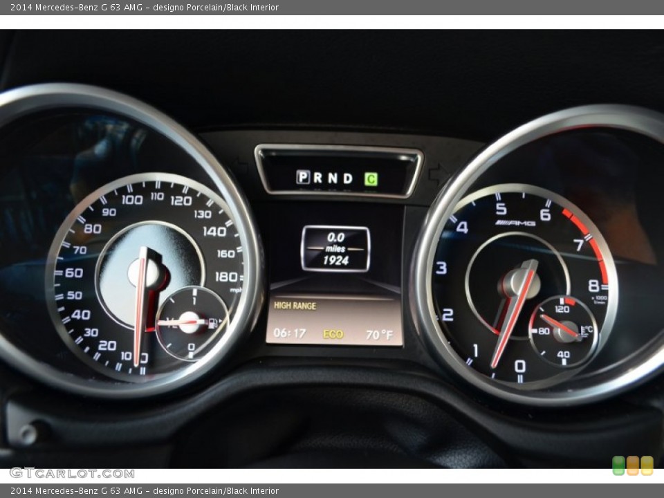 designo Porcelain/Black Interior Gauges for the 2014 Mercedes-Benz G 63 AMG #91923517