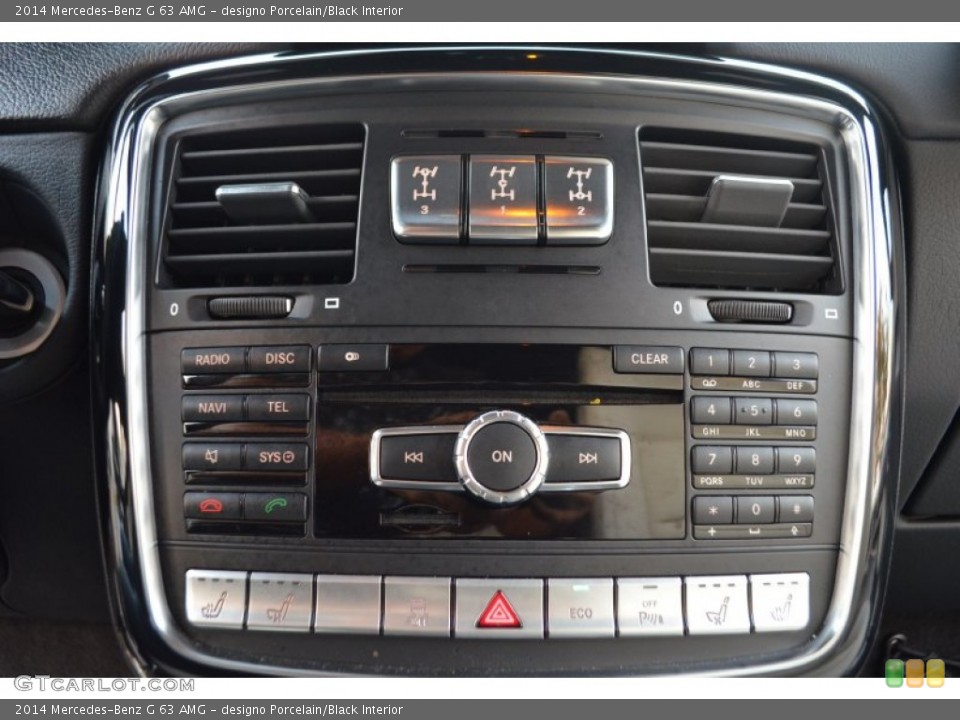 designo Porcelain/Black Interior Controls for the 2014 Mercedes-Benz G 63 AMG #91923586