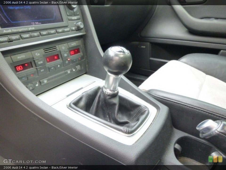 Black/Silver Interior Transmission for the 2006 Audi S4 4.2 quattro Sedan #91924027