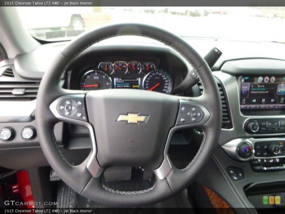 Jet Black Interior Steering Wheel for the 2015 Chevrolet Tahoe LTZ 4WD #91926013