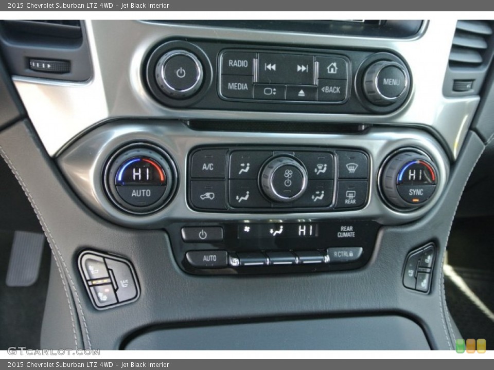 Jet Black Interior Controls for the 2015 Chevrolet Suburban LTZ 4WD #91942256