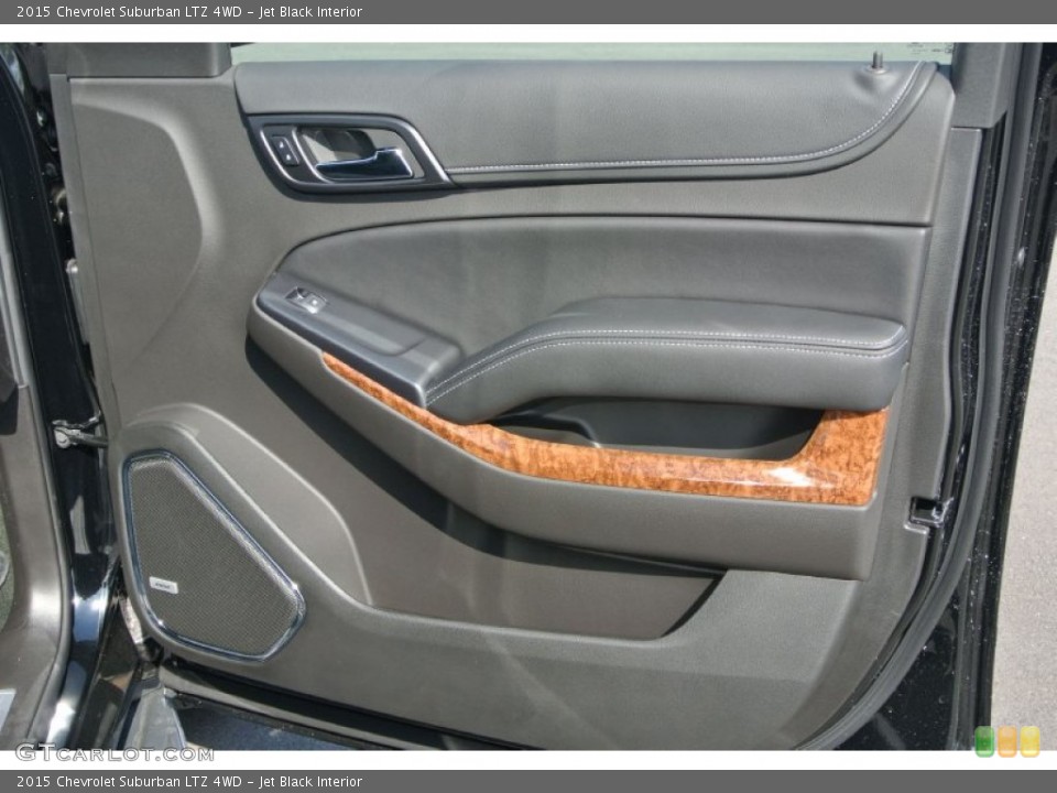 Jet Black Interior Door Panel for the 2015 Chevrolet Suburban LTZ 4WD #91942289