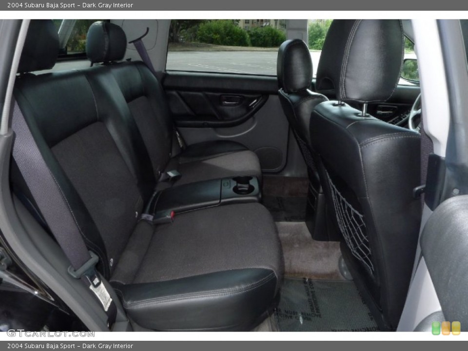 Dark Gray Interior Rear Seat for the 2004 Subaru Baja Sport #91944401
