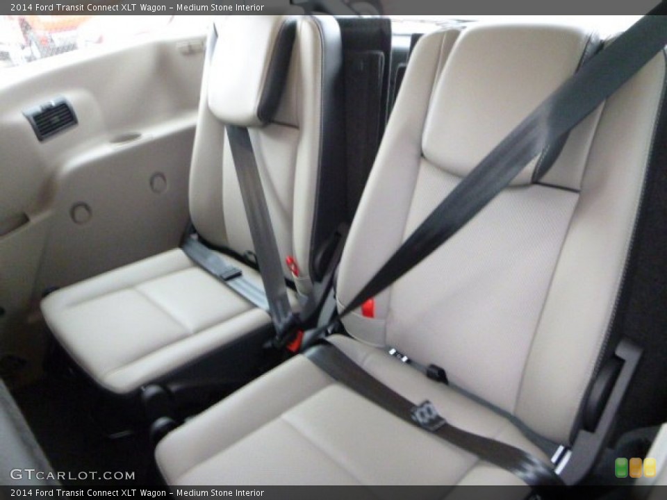 Medium Stone Interior Rear Seat for the 2014 Ford Transit Connect XLT Wagon #91948403
