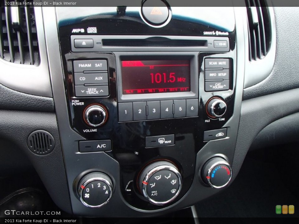 Black Interior Controls for the 2013 Kia Forte Koup EX #91949993