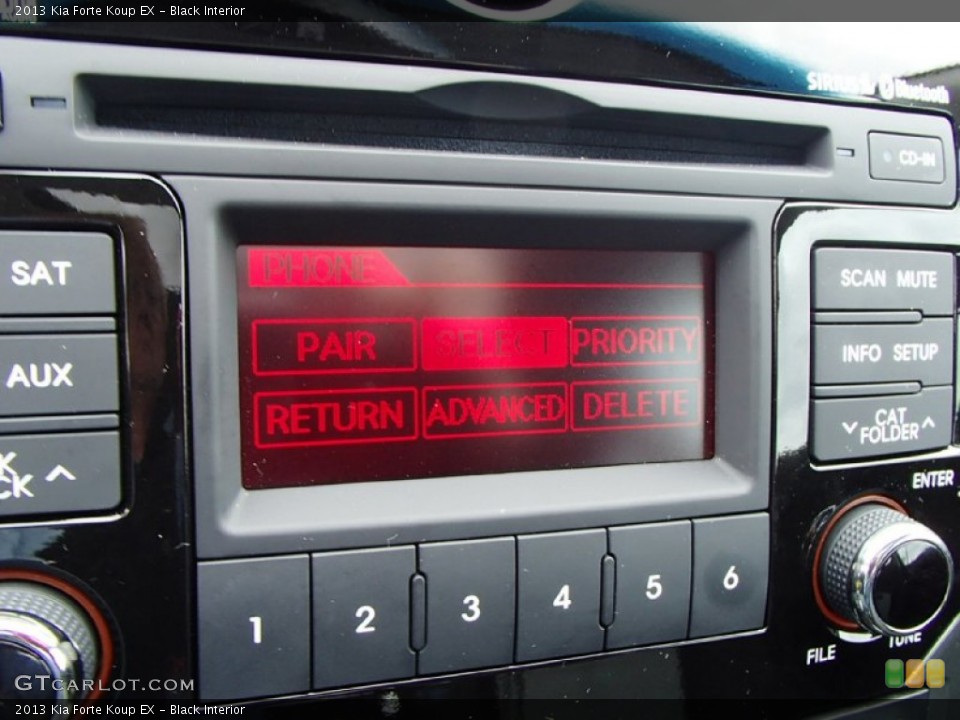 Black Interior Controls for the 2013 Kia Forte Koup EX #91950062