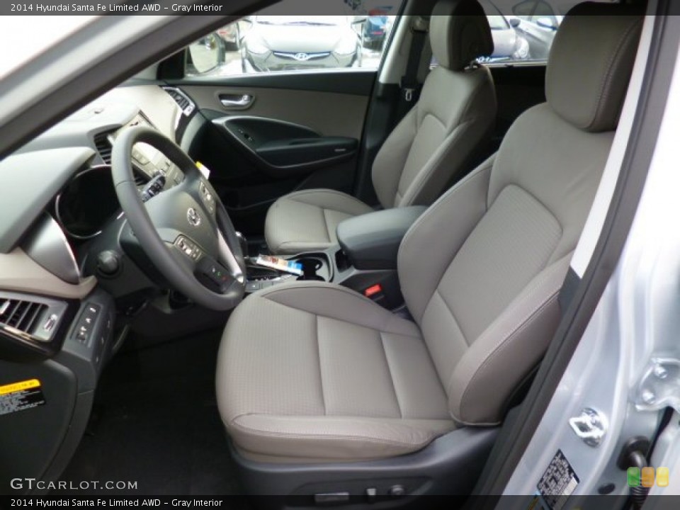 Gray Interior Front Seat for the 2014 Hyundai Santa Fe Limited AWD #91956287