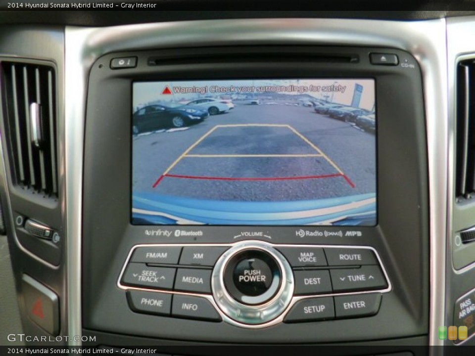 Gray Interior Controls for the 2014 Hyundai Sonata Hybrid Limited #91956746