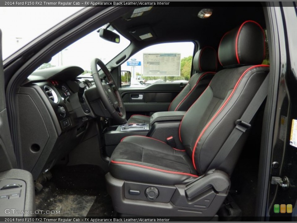 FX Appearance Black Leather/Alcantara Interior Photo for the 2014 Ford F150 FX2 Tremor Regular Cab #91958654