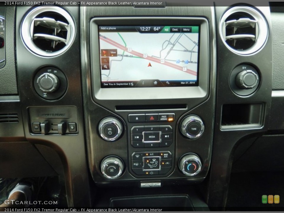 FX Appearance Black Leather/Alcantara Interior Controls for the 2014 Ford F150 FX2 Tremor Regular Cab #91958711