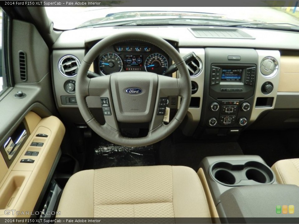 Pale Adobe Interior Dashboard for the 2014 Ford F150 XLT SuperCab #91959101