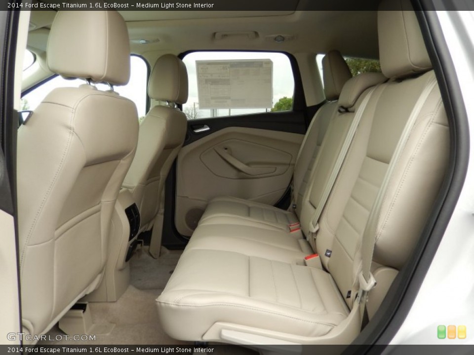 Medium Light Stone Interior Rear Seat for the 2014 Ford Escape Titanium 1.6L EcoBoost #91960048