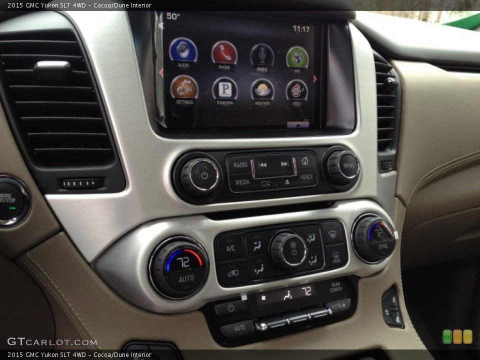 Cocoa/Dune Interior Controls for the 2015 GMC Yukon SLT 4WD #91962485