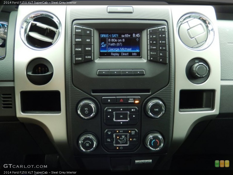 Steel Grey Interior Controls for the 2014 Ford F150 XLT SuperCab #91962749