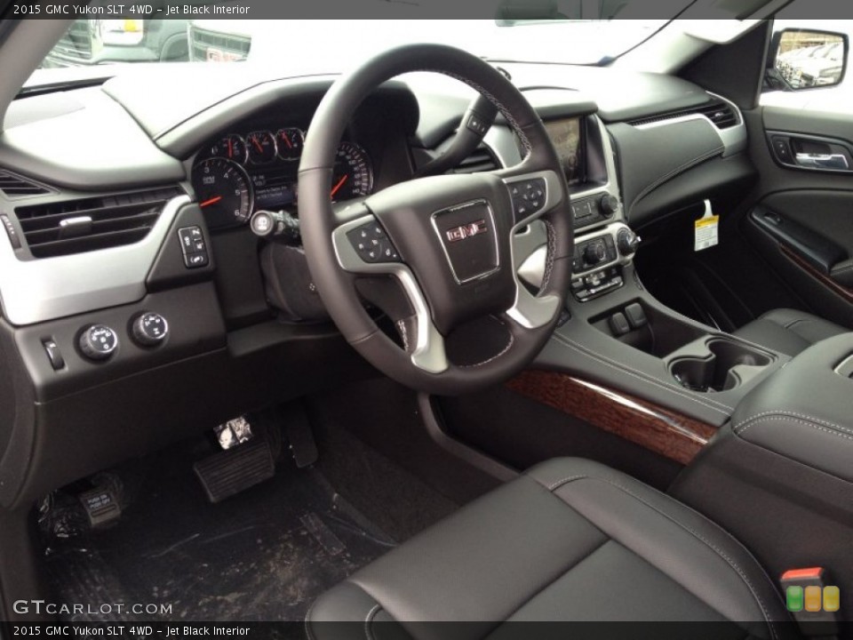 Jet Black Interior Photo for the 2015 GMC Yukon SLT 4WD #91962872