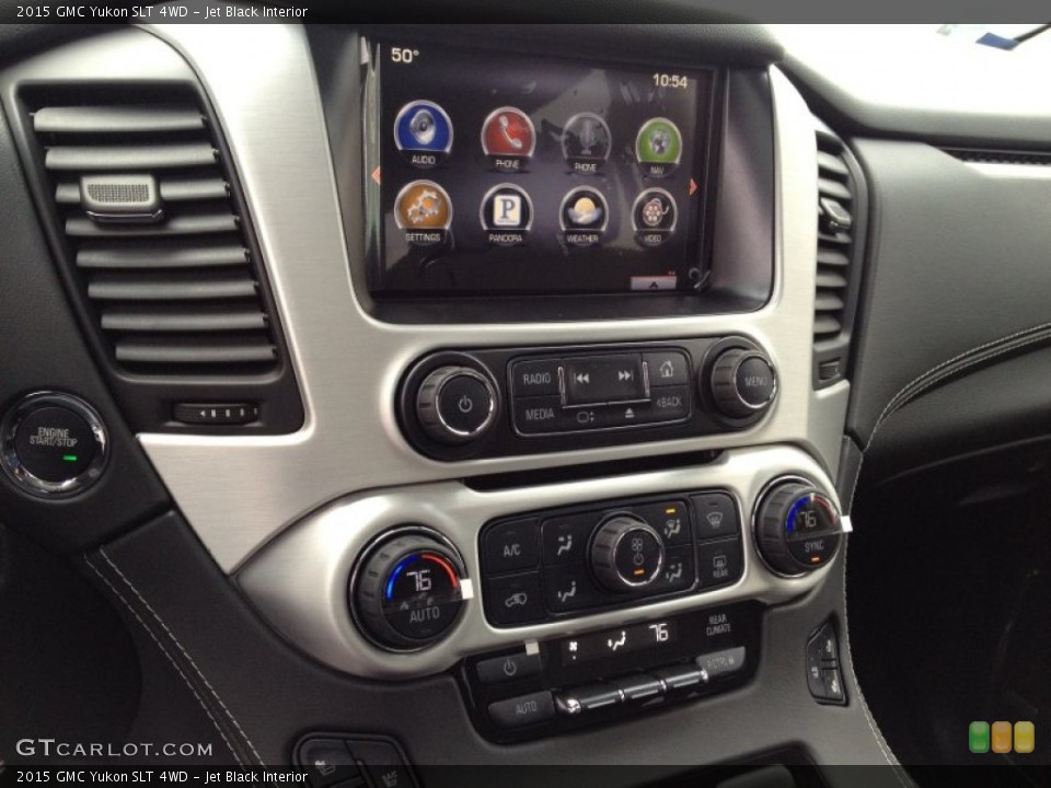 Jet Black Interior Controls for the 2015 GMC Yukon SLT 4WD #91962938