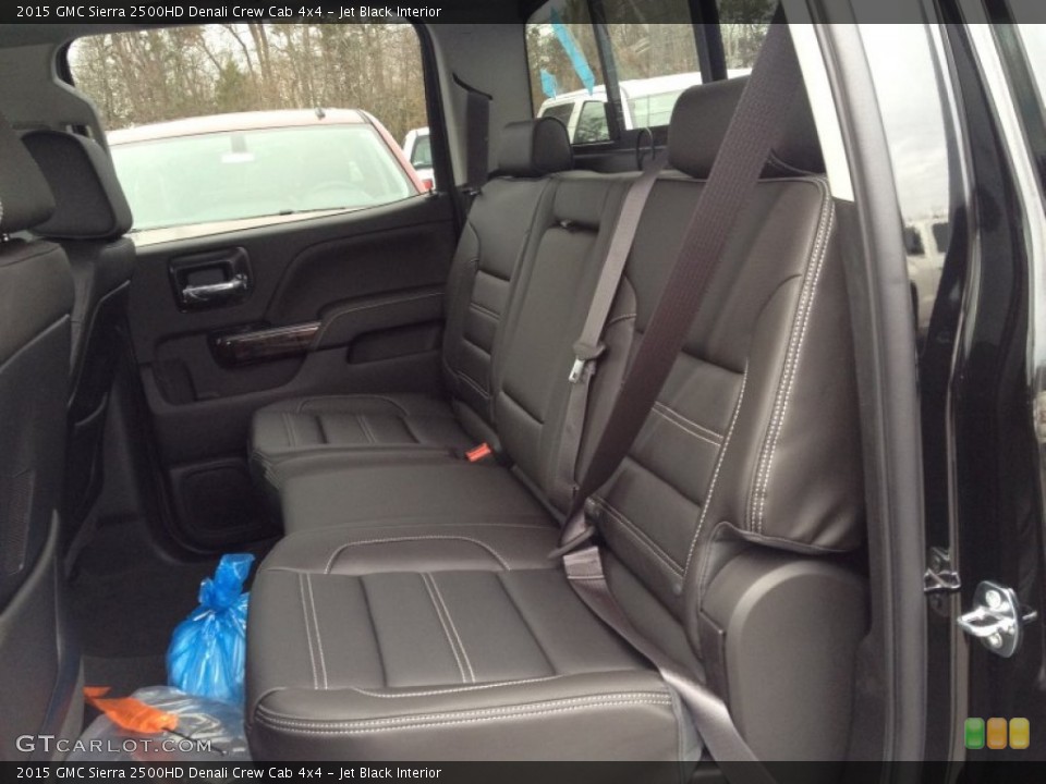 Jet Black Interior Rear Seat for the 2015 GMC Sierra 2500HD Denali Crew Cab 4x4 #91963073