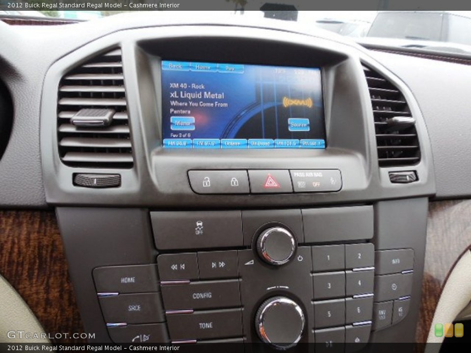Cashmere Interior Controls for the 2012 Buick Regal  #91965368