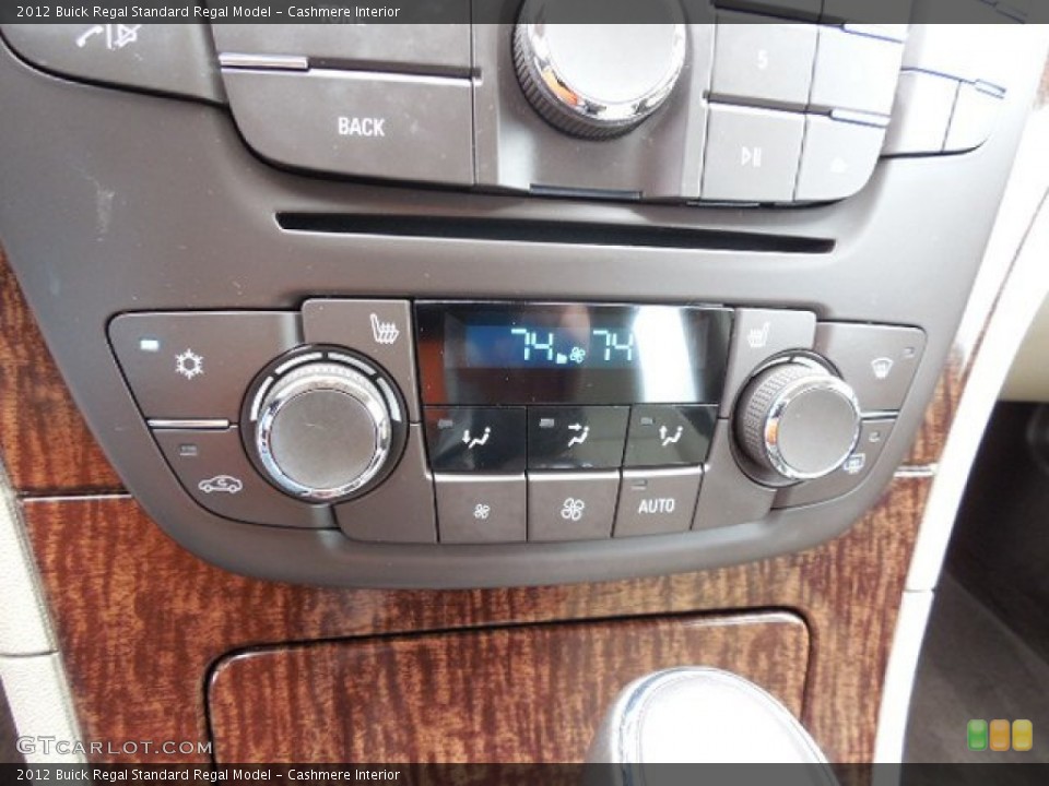 Cashmere Interior Controls for the 2012 Buick Regal  #91965383