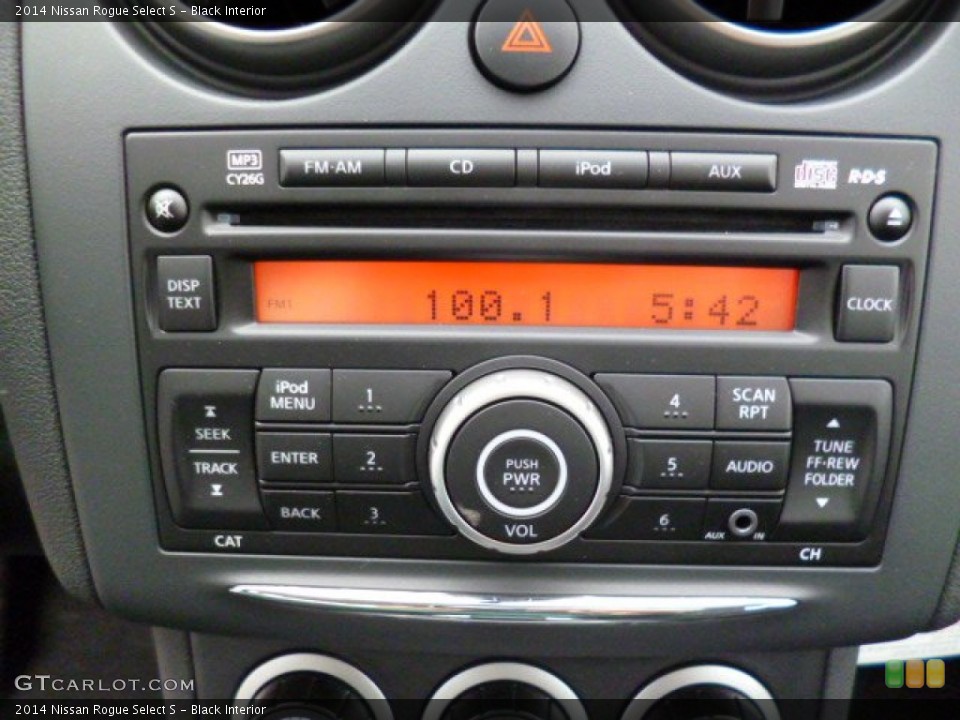 Black Interior Audio System for the 2014 Nissan Rogue Select S #91971986