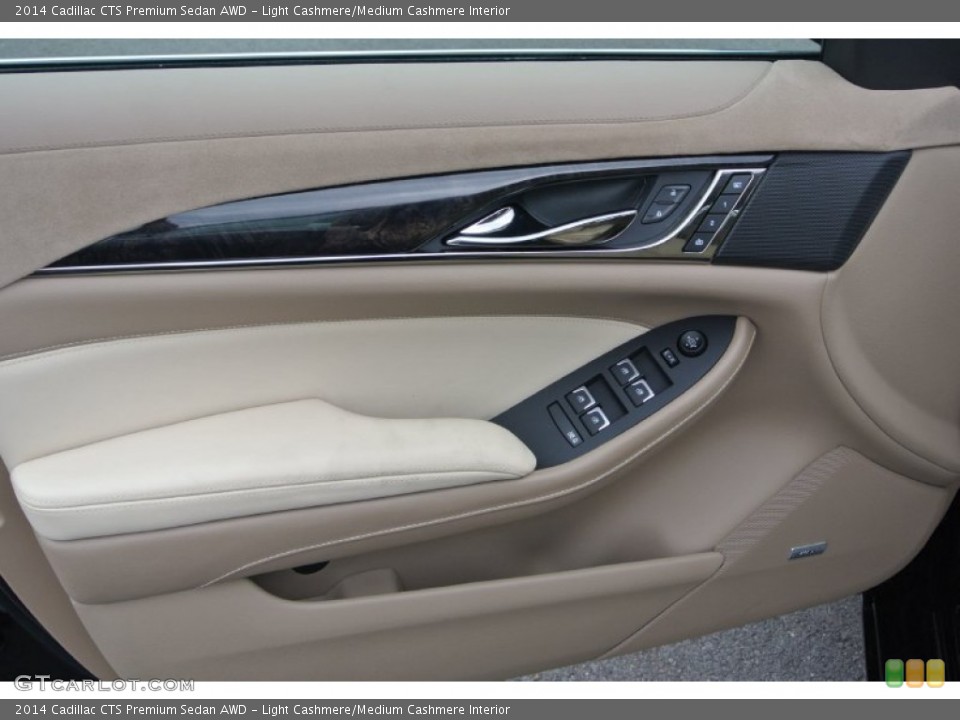 Light Cashmere/Medium Cashmere Interior Door Panel for the 2014 Cadillac CTS Premium Sedan AWD #91976393