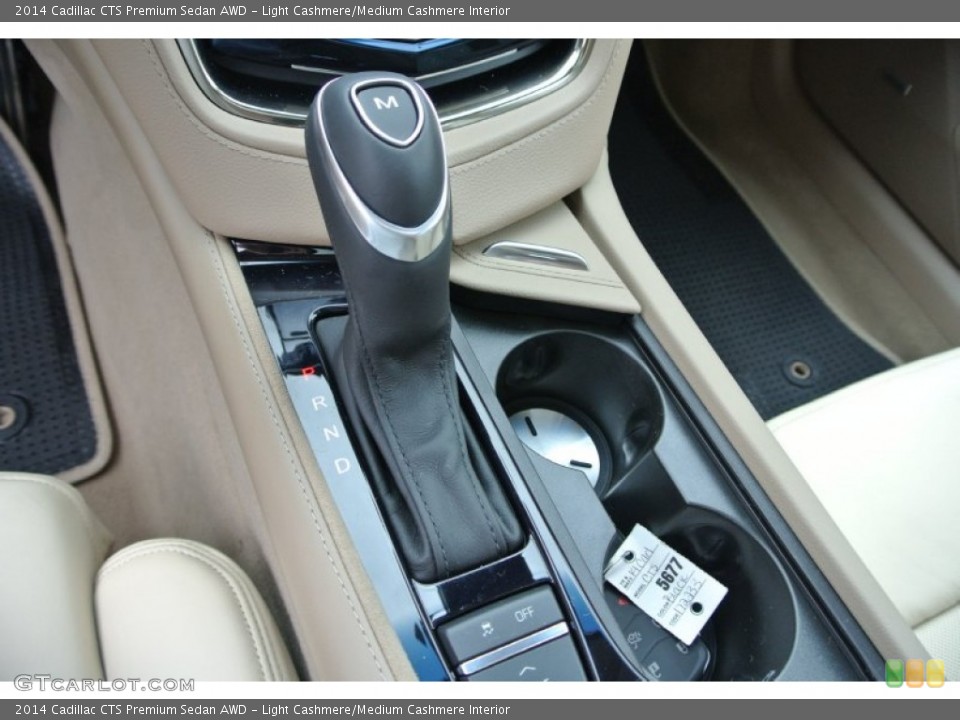 Light Cashmere/Medium Cashmere Interior Transmission for the 2014 Cadillac CTS Premium Sedan AWD #91976414